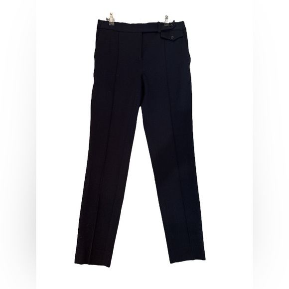 Celine Navy Straight Leg Wool Pants - Picture 2 of 5